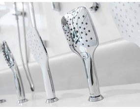 Ravak X07P348 - Kézi zuhanyfej nyomógombbal, fényes króm