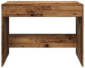 antik fa színű szerelt fa íróasztal 101 x 50 x 76,5 cm