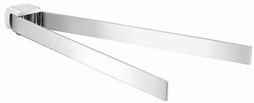 GEDY PI2313 Pirenei kéztörlő tartó, duplaforgatható, 35 cm, ezüst