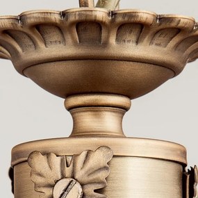 Orion HL 6-1611/3 - Csillár láncon ROCCA 3xE27/60W/230V átm. 32 cm bronz/fehér