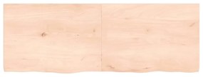 kezeletlen tömör tölgyfa asztallap 140x50x(2-4) cm