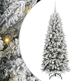 vidaXL Mű karácsonyfa Fehér 150 cm PVC és Műanyag és Acél és PE