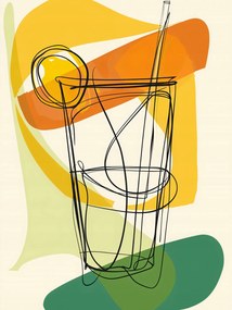 Poszter 60x80cm Művészi koktél