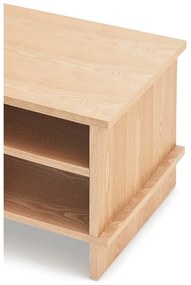 Natúr színű éjjeliszekrény tölgyfa dekorral Inari – Teulat