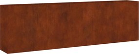 vidaXL corten acél kerti magaságyás 280x40x80 cm
