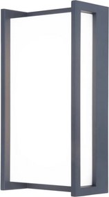 LUTEC 5193013118 QUBO Modern Kültéri Fali Lámpa Antracit LED IP44