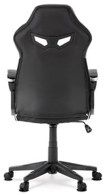 Ezüst Ekobőr Gamer Szék, Hinta Mechanikával. KA-Y341 SIL