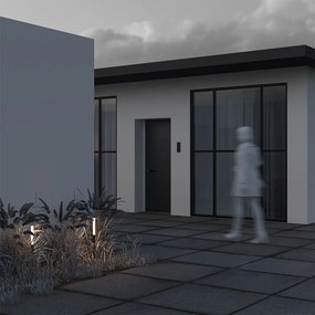 O487FL-L3GF3K Flare Alumínium Kültéri állólámpa Szürke Színű LED 3 W 3000 Kelvin 250 Lumen IP54
