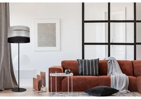 Állólámpa CORAL 1xE27/60W/230V fekete/szürke