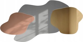 Tripla szabálytalan tükör háromszínű 120x61 dekoratív