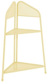MWH sárga fém balkon sarokpolc - magasság 100 cm - Garden Pleasure