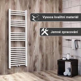 AQUAMARIN Fürdőszoba radiátor 140 x 60 cm fehér