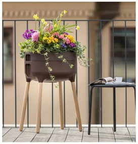 Műanyag önöntözős termesztő virágláda Urbalive – Plastia