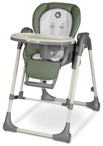 Lionelo - LAURICE gyermek étkezőszék, olívazöld