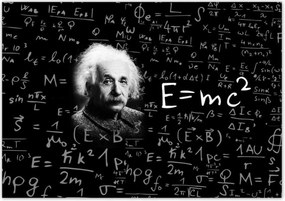 Poszterek 100x70 E=MC2 Albert Einstein