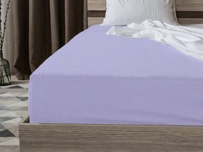 Jersey világoslila lepedő 90x200 cm