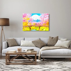 Kép - festett pár, akvarell (90x60 cm)