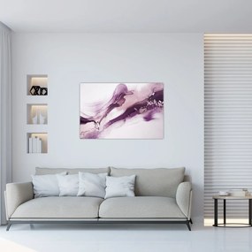 Kép - Lila folyadék művészet (90x60 cm)