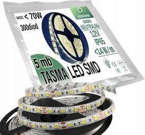 300 Led Szalag 5050 Smd 5m Semleges Vízálló