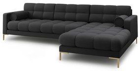 Sötétszürke sarokkanapé (jobb oldali) Bali – Cosmopolitan Design