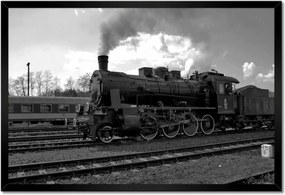 Poszterek keretben 60x40 Wolsztyński gőzmozdony TR565