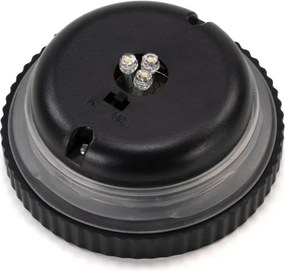 Napelemes világítás készlet 3 LED műanyag  5 db meleg fehér