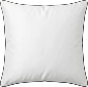 Bambusz párnahuzat 40x40 fehér, fekete bézs