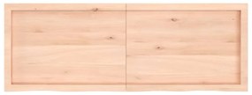kezeletlen tömör tölgyfa asztallap 140x50x(2-4) cm
