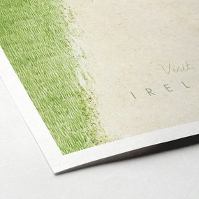 Poszter Ireland, 30x40 cm - Travelposter