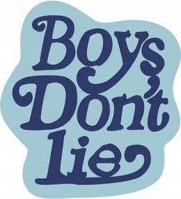 Dekoratív puha szőnyeg Boys dont lie 80 x 80