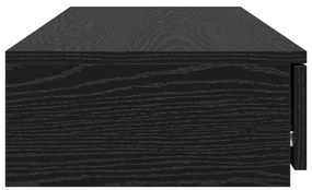 Ágyas fiókok Fekete 120x36.5x16.5 cm Mérnöki fa