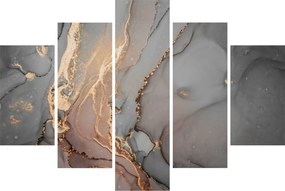Kép - Szürke-arany márvány (150x105 cm)