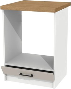 Alsó konyhaszekrény 60 cm-es kasmír sütő alá, kőtölgy