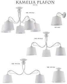 Jupiter 1349 - KM 3 PB - KAMELIA mennyezeti lámpa 3xE27/60W/230V