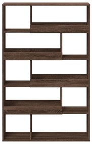 barna tölgy színű szerelt fa térelválasztó 100 x 33 x 156,5 cm