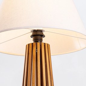 Quintiesse modern skandináv asztali lámpa slatted faipari elsqn-slatted-tlteak