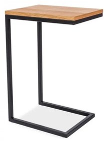 Largo C 40cm Lerakóasztal Tölgy/Fekete