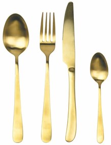 Aranyszínű acél evőeszköz készlet 24 db-os – VDE Tivoli 1996