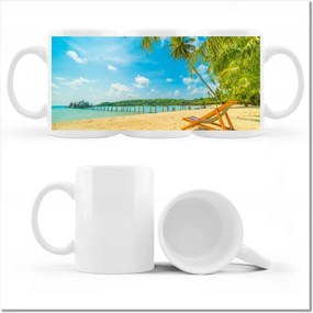 Fotó bögre Strandolás a nyaralás alatt