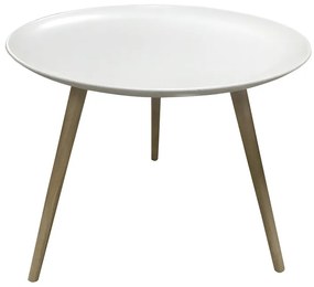 AKCIÓ ISLAND lerakóasztal Ø 54 cm, fehér II. osztály