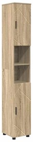 Fürdőszobai magas szekrény sonoma tölgy 30 x 35 x 192 cm