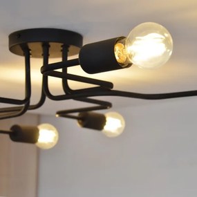 LED Felületre szerelhető csillár TUBE 6xE27/15W/230V