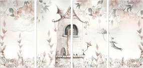 Nagyméretű vászonkép gyerekszobába Mese Gyerek képek 60x120