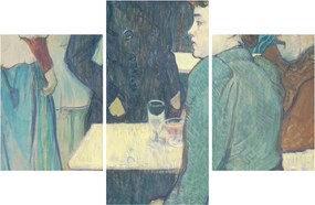 Kép - Henri de Toulouse-Lautrec, A Corner of the Moulin de la Galette, reprodukciók (90x60 cm)