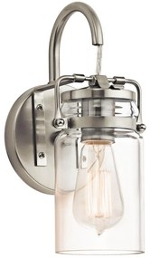 Elstead KL-BRINLEY1-NI - Fali lámpa BRINLEY 1xE27/60W/230V matt króm