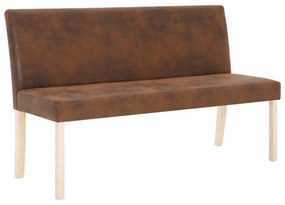 barna műbőr pad 139,5 cm