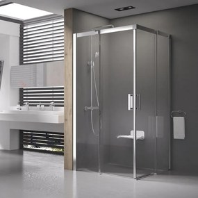 Ravak Matrix zuhanykabin 80x80 cm négyzet fehér fényes/átlátszó üveg 1WV44100Z1