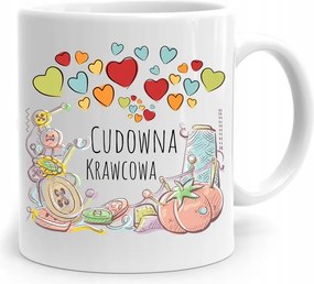 Bögre Ajándék Varrónő Csodálatos Varrónő nyomtatott fényképpel