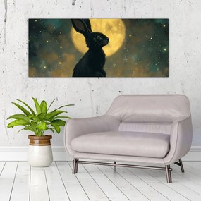 Kép - Nyúl és hold (120x50 cm)