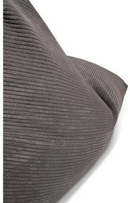 Világosszürke kordbársony babzsákfotel Razz – SLOWDOWN